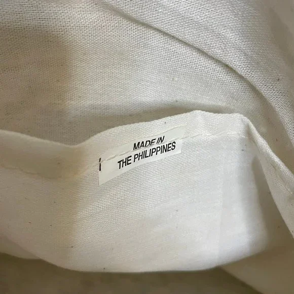 Handmade Y2K white macramé crochet bag purse with wooden beads woven cotton - Picture 12 of 12